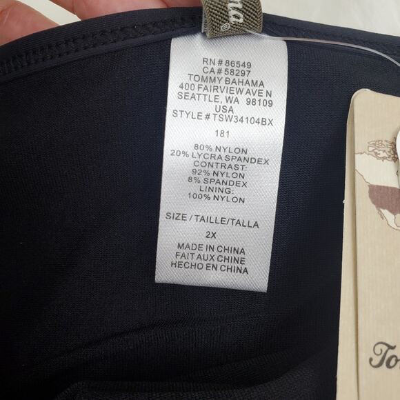 Tommy Bahama 2X Black Mesh Bikini Bottoms NWT - Picture 6 of 9